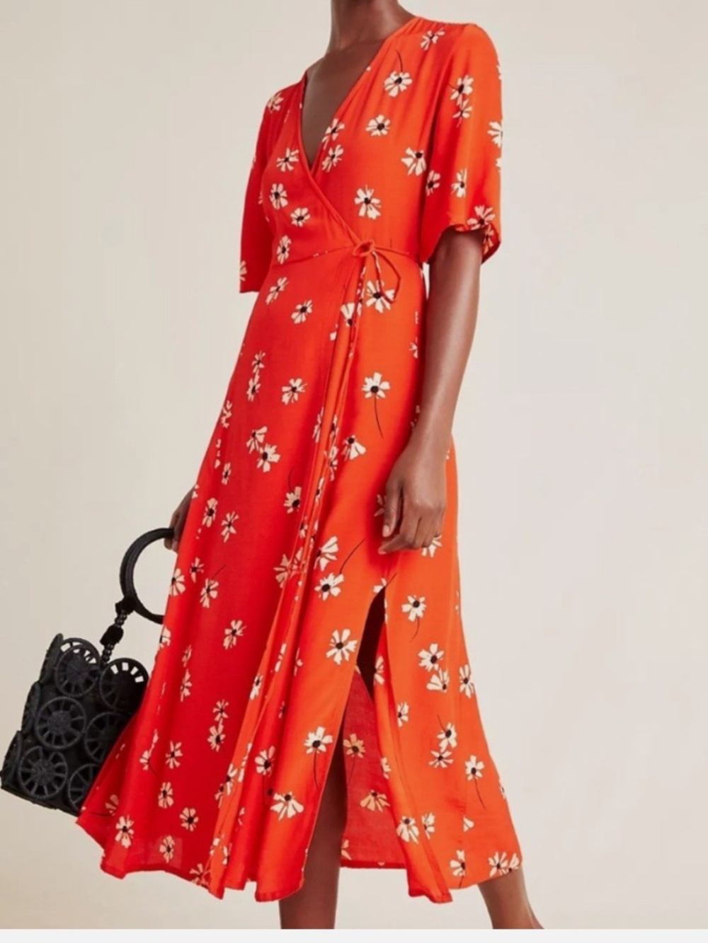 Faithfull the Brand x Anthropologie Castaway Daisy Wrap Dress